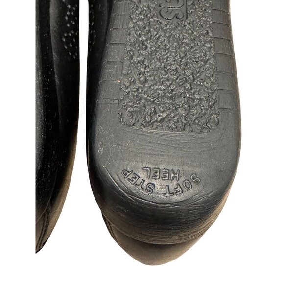 SAS Womens Siesta Lace Up Comfort Loafer Black Leather Moccasin Handsewn 9.5 - Picture 9 of 9